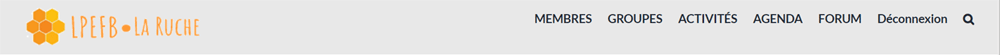 LPEFB La Ruche Doc menu général